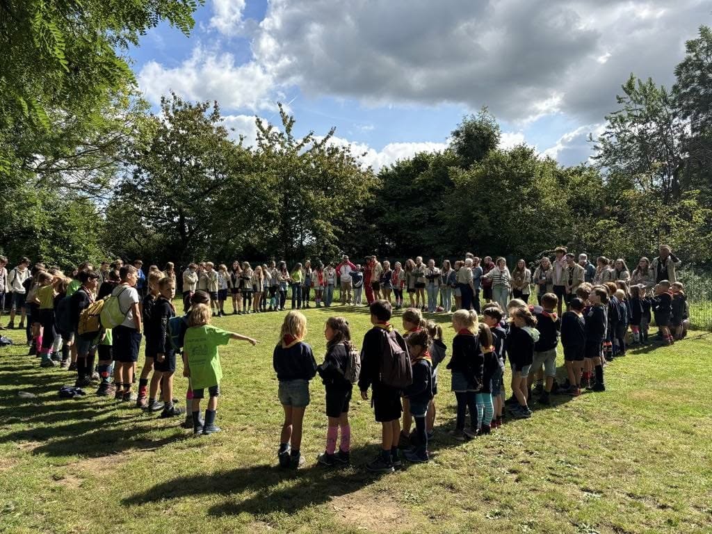 rassemblement de début d'année scoute
